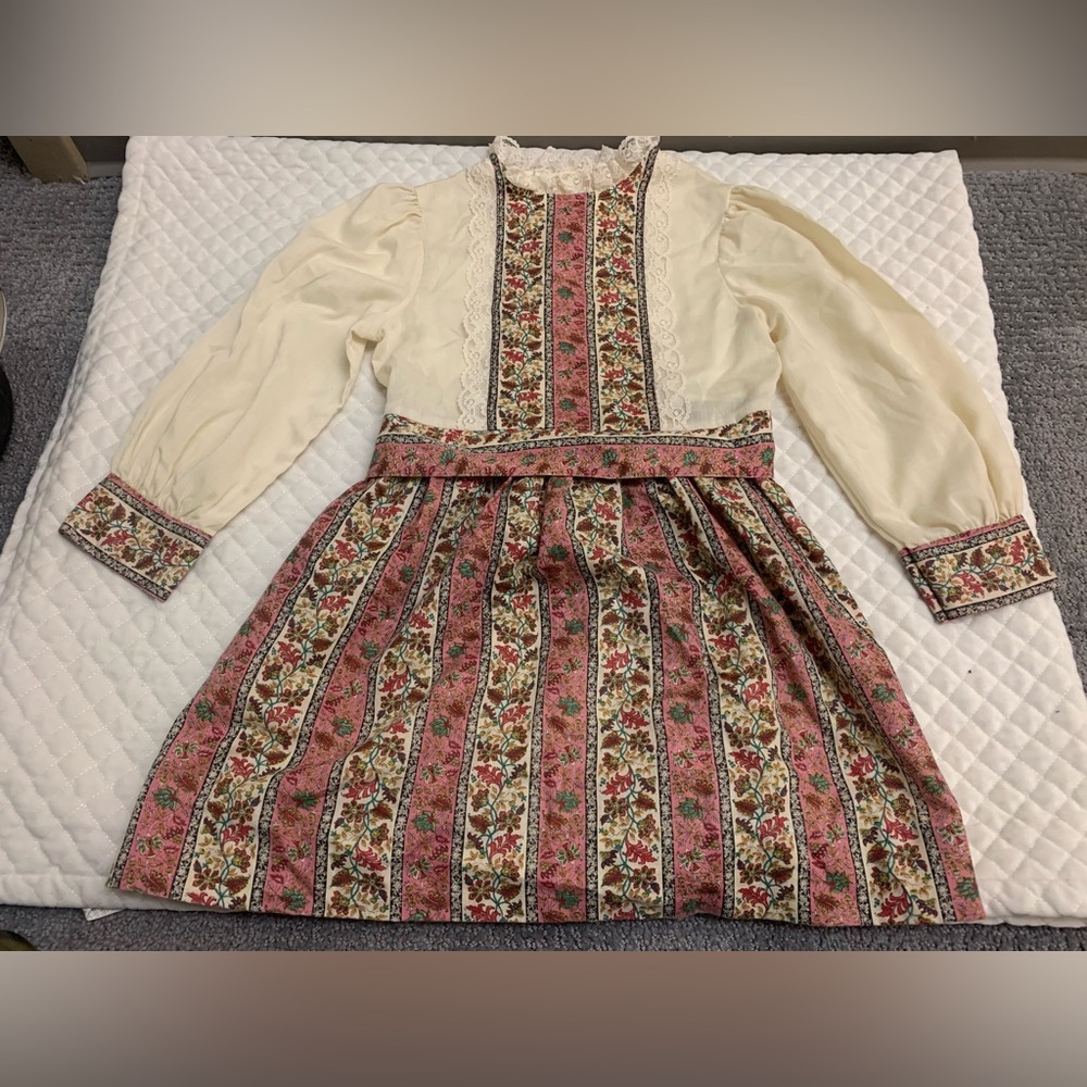 Vintage A KATE GREENAWAY keepsake Girl’s Cute Long Sleeve Dress Size 6x